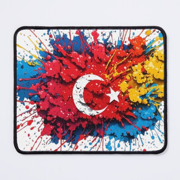 Item preview, Abstract Graffiti Explosion of Turkey Flag Colors designed and sold by GraffiCity.