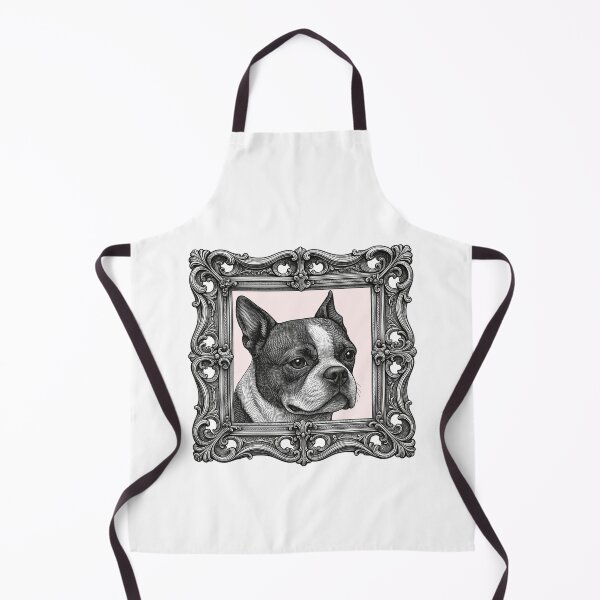 Item preview, Vintage Framed Boston Terrier Portrait designed and sold by SunandShade.
