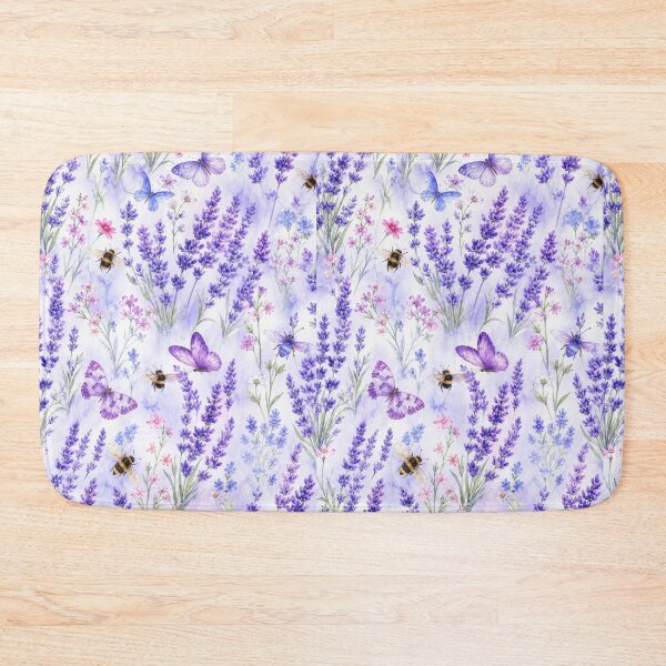 Item preview, Lavender Meadow Butterflies Pattern designed and sold by tamoora.