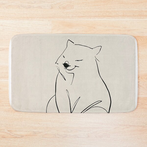 Item preview, Minimalist Sitting wombat Illustration designed and sold by lautir.