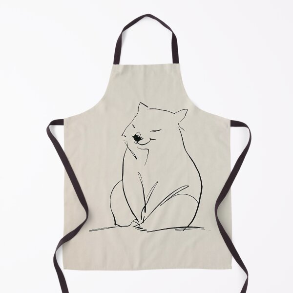 Item preview, Minimalist Sitting wombat Illustration designed and sold by lautir.