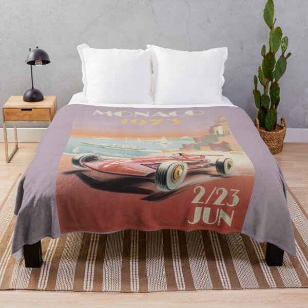 Item preview, Monaco Grand Prix 1973 Vintage Travel art | Retro Art Deco Racing Graphic | Monte Carlo Formula Motorsport Gift designed and sold by paulo silveira.