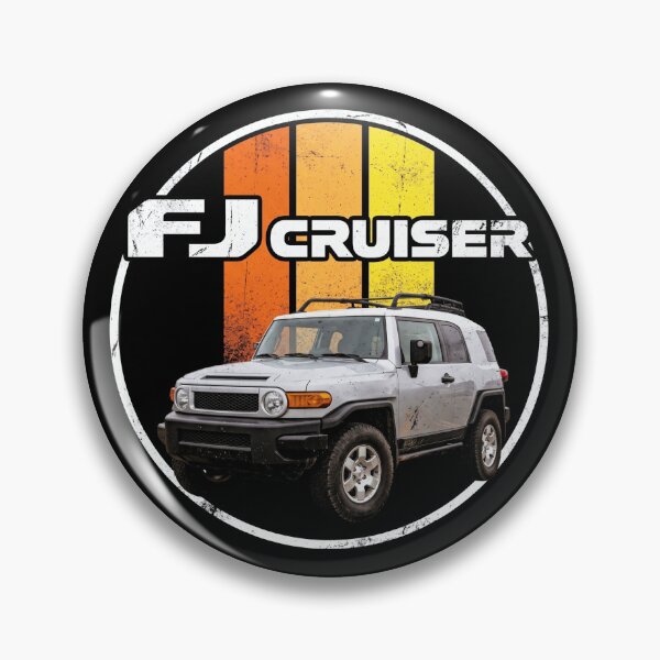Item preview, FJ Cruiser Retro Style Off-Road Terrain Sunset Silver designed and sold by Off-Road-Zone.