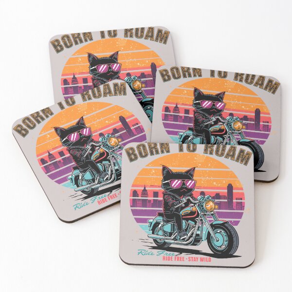 Item preview, Copy of Born To Roam Black Cat Rider designed and sold by aminomen.