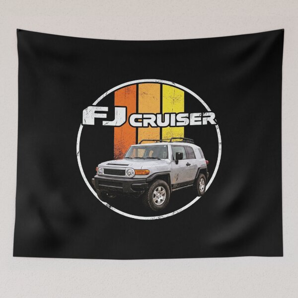 Item preview, FJ Cruiser Retro Style Off-Road Terrain Sunset Silver designed and sold by Off-Road-Zone.