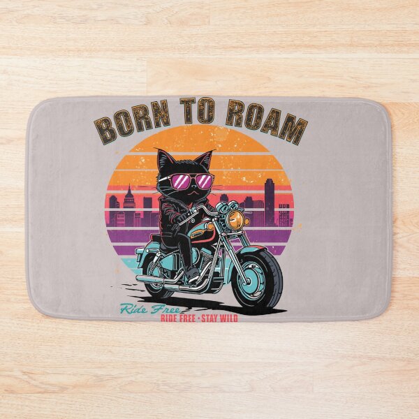 Item preview, Copy of Born To Roam Black Cat Rider designed and sold by aminomen.