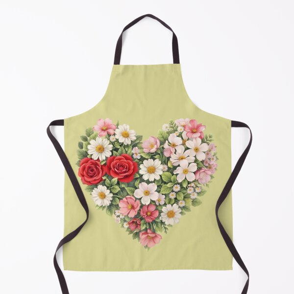Item preview, Aesthetic Spring Floral Bouquet Heart Shaped Rose Arrangement⁠ designed and sold by Teenidesign .