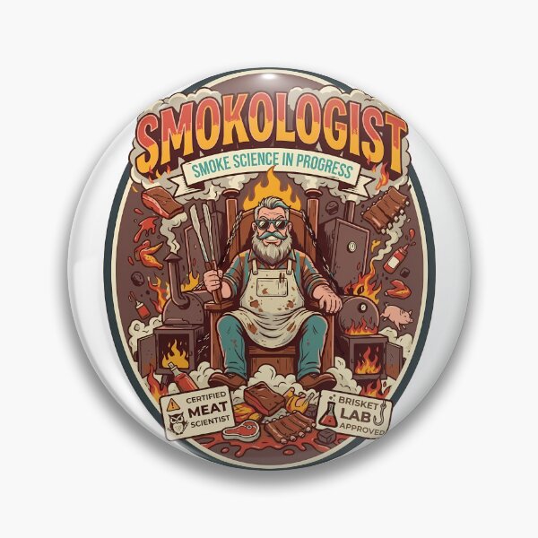 Item preview, Funny Smokologist BBQ Pitmaster Shirt Smoke Science Brisket Grill Master Graphic Tee designed and sold by HaweeWear.