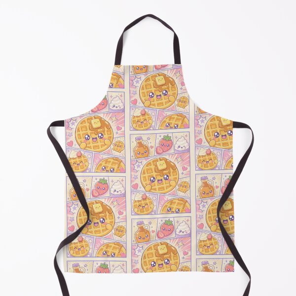 Item preview, Kawaii Waffle Pop Panels Cute Brunch Food Design designed and sold by Gift Phrase Studio.
