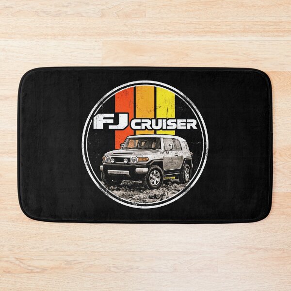 Item preview, FJ Cruiser Retro Style Off-Road Terrain Sunset Silver Paint [Black Shirt Only] designed and sold by Off-Road-Zone.
