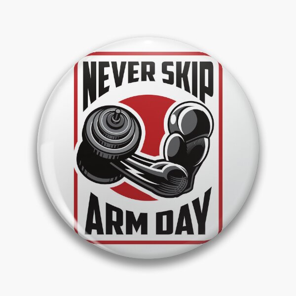 Item preview, Never Skip Arm Day - Gym Motivation designed and sold by Vector-Artist.