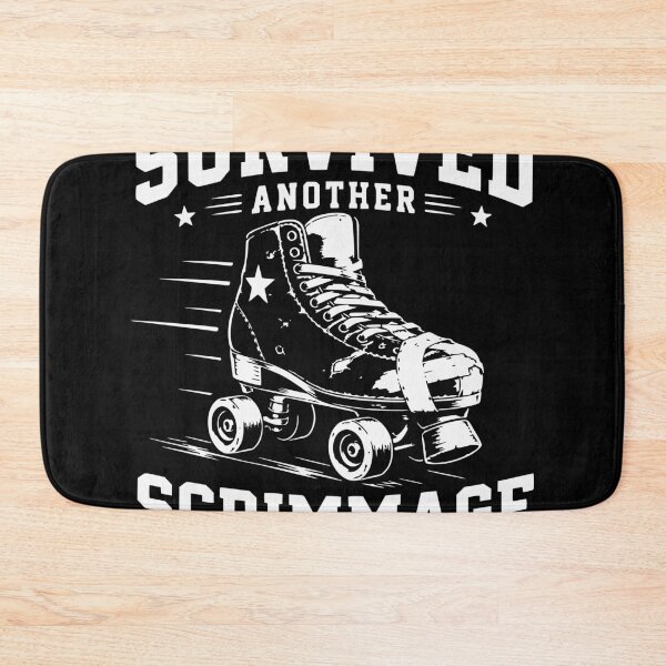 Item preview, Survived Another Scrimmage Roller Derby Shirt | Vintage Quad Skate Graphic | Derby Player Gift designed and sold by VKinnovations.