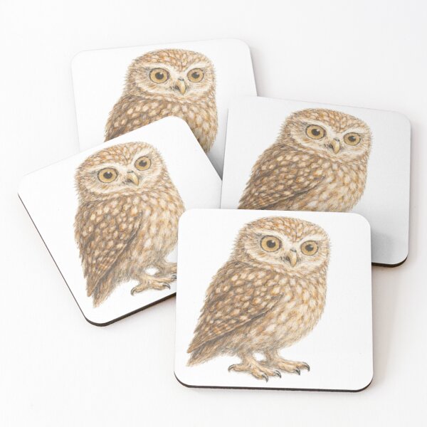 Item preview, Little owl – animal illustration designed and sold by JOANNASKAH.