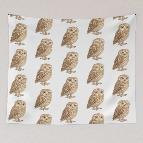 Item preview, Little owl – animal illustration designed and sold by JOANNASKAH.
