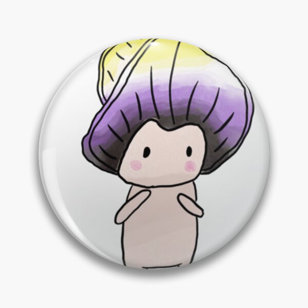 Item preview, Non Binary Mushroom Paon designed and sold by Pouques of the Tides.