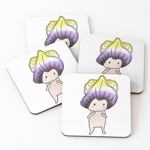 Item preview, Non Binary Mushroom Paon designed and sold by Pouques of the Tides.