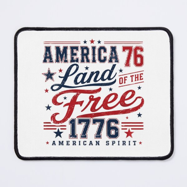 Item preview, America Land of the Free 1776 Vintage Patriotic Fourth of July designed and sold by AveniaOficial.