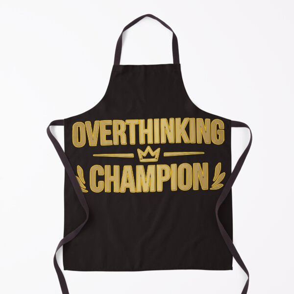 Item preview, Overthinking Champion Funny Mental Health Typography designed and sold by Dream Weave Studio.