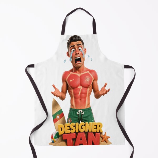 Item preview, Funny 3D Cartoon Footballer Sunburn Jersey Tan Lines Sticker designed and sold by mo-carnival.