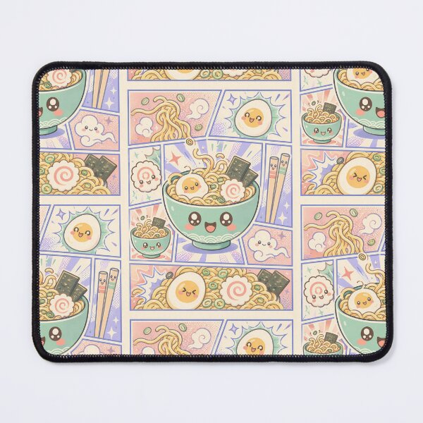 Item preview, Kawaii Ramen Bowl Pop Panels Cute Japanese Food Design designed and sold by Gift Phrase Studio.