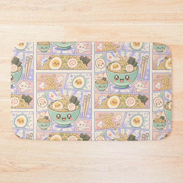 Item preview, Kawaii Ramen Bowl Pop Panels Cute Japanese Food Design designed and sold by Gift Phrase Studio.
