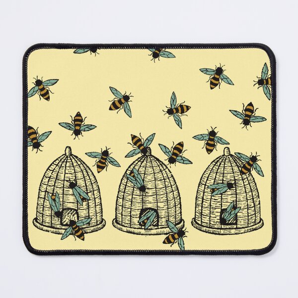 Item preview, Bee and Beehive Medieval Illustration designed and sold by Ancient-Tales.