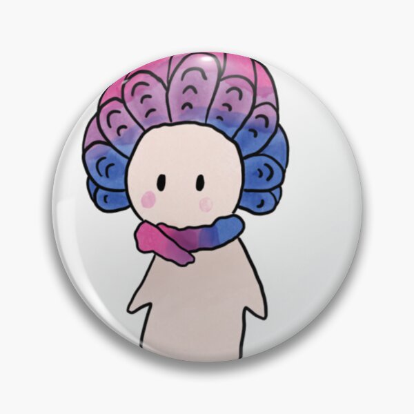 Item preview, Bisexual Mushroom Person designed and sold by Pouques of the Tides.