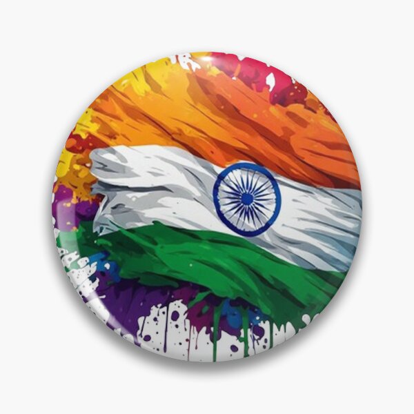 Item preview, Abstract Graffiti Explosion of India Flag Colors designed and sold by GraffiCity.