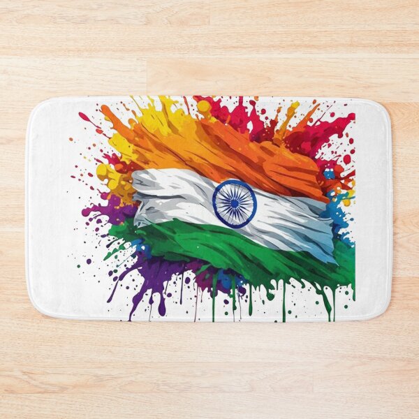 Item preview, Abstract Graffiti Explosion of India Flag Colors designed and sold by GraffiCity.
