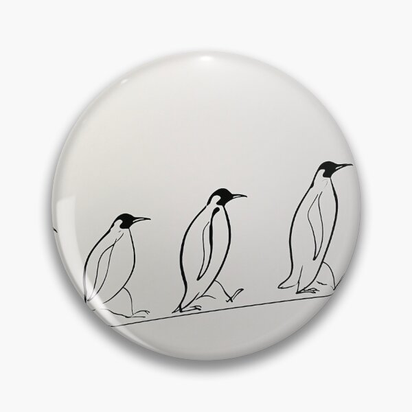 Item preview, Walking Penguins Line Art designed and sold by lautir.