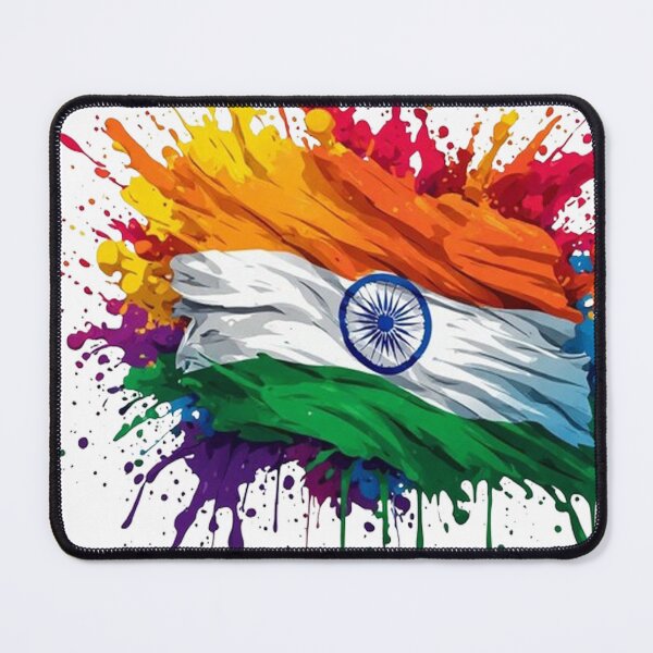 Item preview, Abstract Graffiti Explosion of India Flag Colors designed and sold by GraffiCity.
