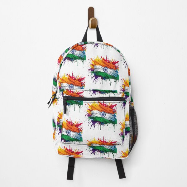 Item preview, Abstract Graffiti Explosion of India Flag Colors designed and sold by ROVVI.