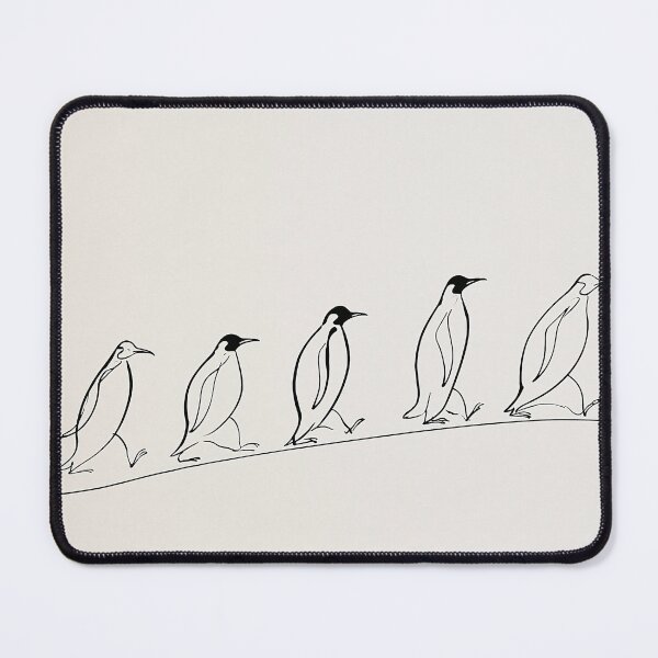 Item preview, Walking Penguins Line Art designed and sold by lautir.