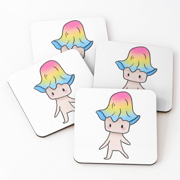 Item preview, Pansexual Mushroom Man designed and sold by Pouques of the Tides.