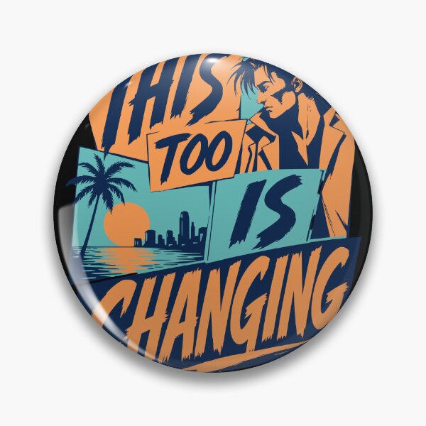 Item preview, This Too Is Changing — Retro Noir Art designed and sold by monolithstudio.
