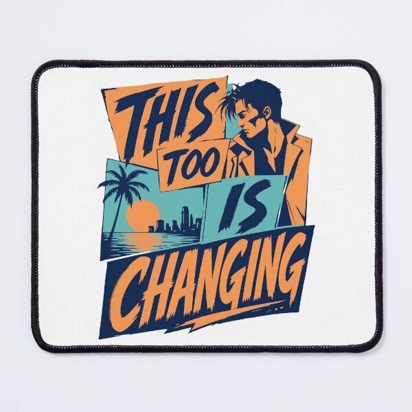 Item preview, This Too Is Changing — Retro Noir Art designed and sold by monolithstudio.