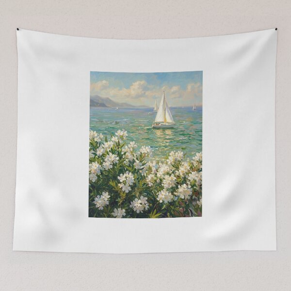Item preview, Sailboats and flowers designed and sold by Svitlana777.
