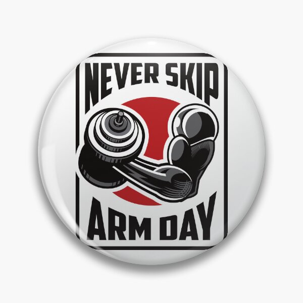 Item preview, Never Skip Arm Day - Gym Motivation 2.0  designed and sold by Vector-Artist.