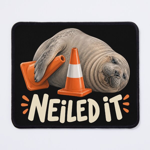 Item preview, Neil The Seal  designed and sold by Eh Plus Designs.