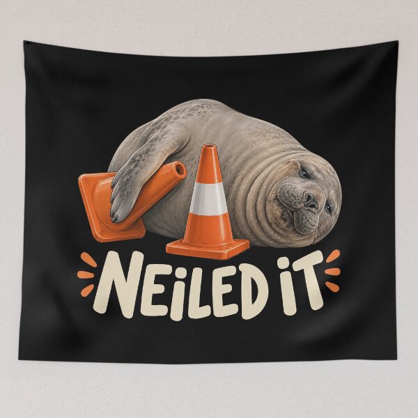 Item preview, Neil The Seal  designed and sold by Eh Plus Designs.