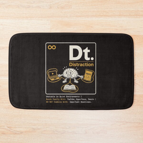 Item preview, Science of Distraction ADHD Humor t-shirt designed and sold by Mosidrip.