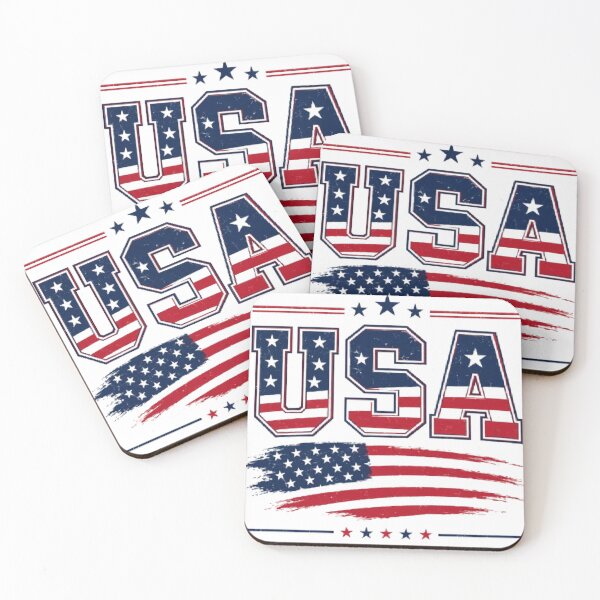 Item preview, USA American Flag Vintage Patriotic Retro Independence Day Design designed and sold by AveniaOficial.