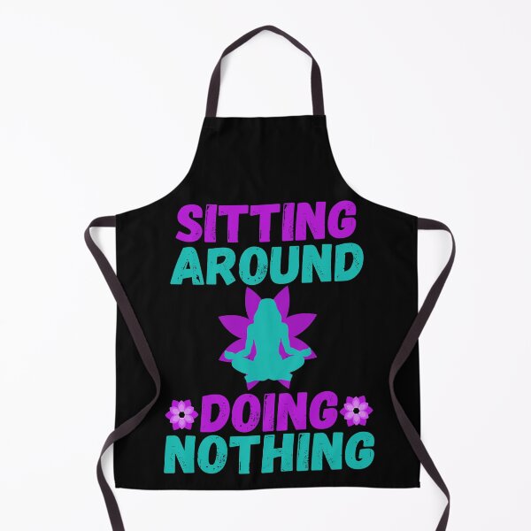 Item preview, Sitting Around Doing Nothing Meditation Humor designed and sold by Maljonic.