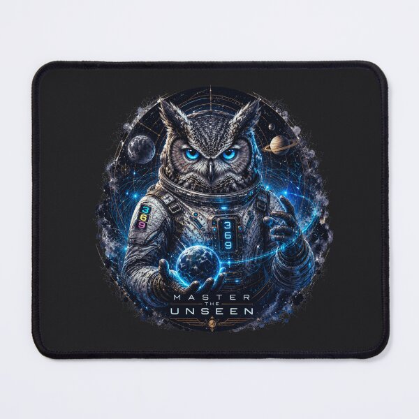 Item preview, Master the Unseen – Cosmic Owl Astronaut designed and sold by Aimetoi.