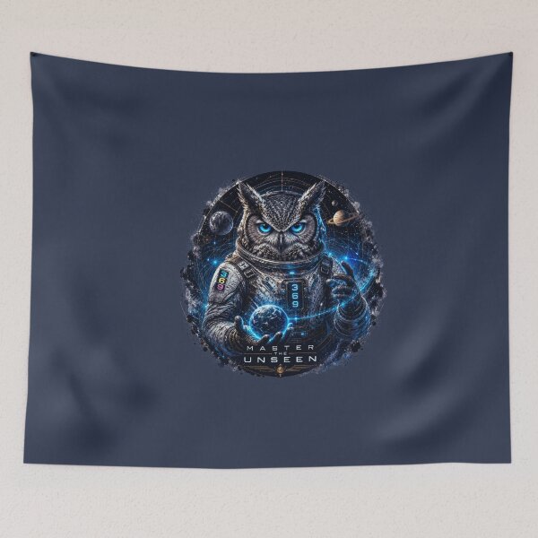 Item preview, Master the Unseen – Cosmic Owl Astronaut designed and sold by Aimetoi.