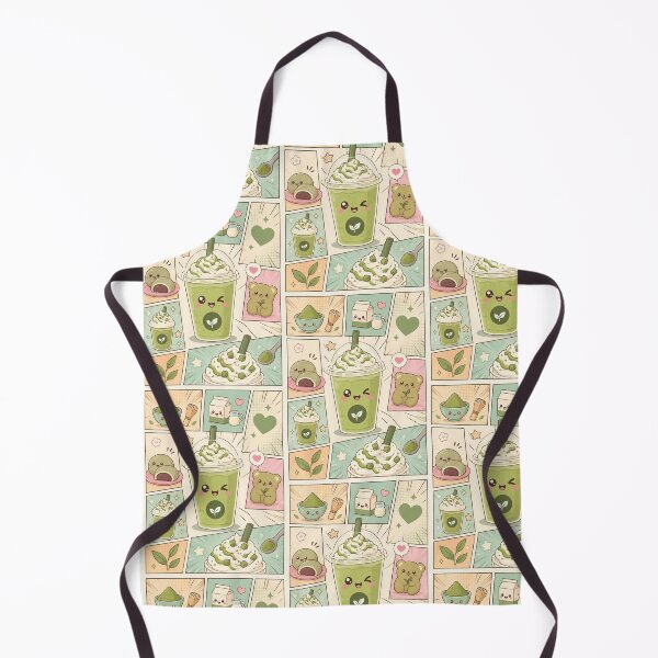 Item preview, Kawaii Matcha Frappe Pop Panels Cute Green Tea Design designed and sold by Gift Phrase Studio.