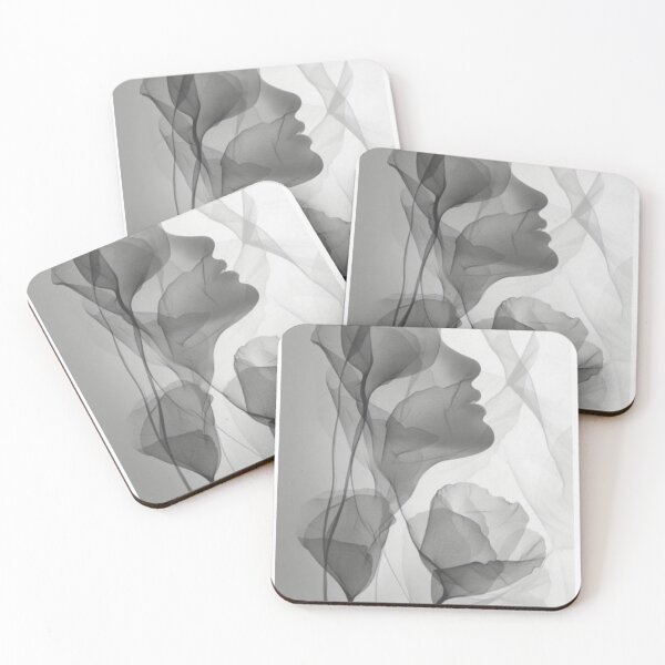 Item preview, Abstract Surreal Woman Face with Transparent Floral Art designed and sold by Hey! your search is end here.