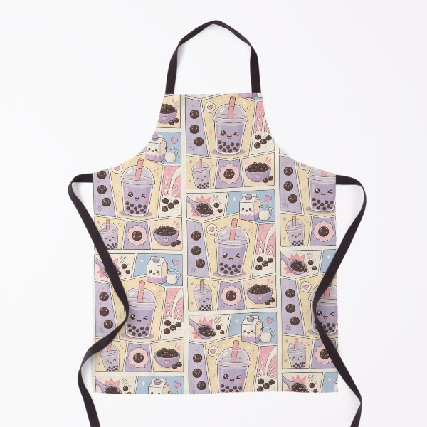 Item preview, Kawaii Bubble Tea Pop Panels Cute Pastel Boba Design designed and sold by Gift Phrase Studio.