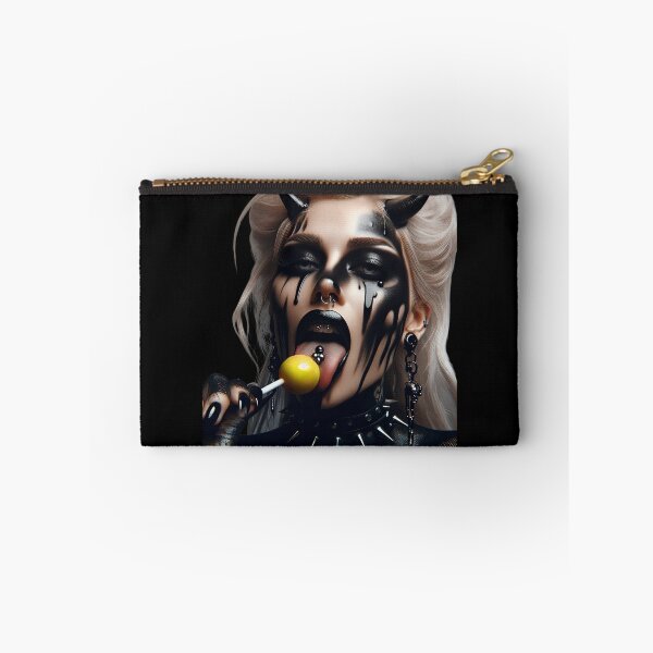 Item preview, Demon Girl Licking Yellow Lollipop designed and sold by Voodoo Store Paranormal Collections.
