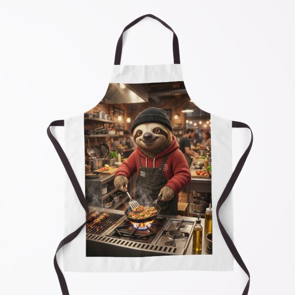 Item preview, Sloth as head chef at the grill in the kitchen designed and sold by SparTiere.